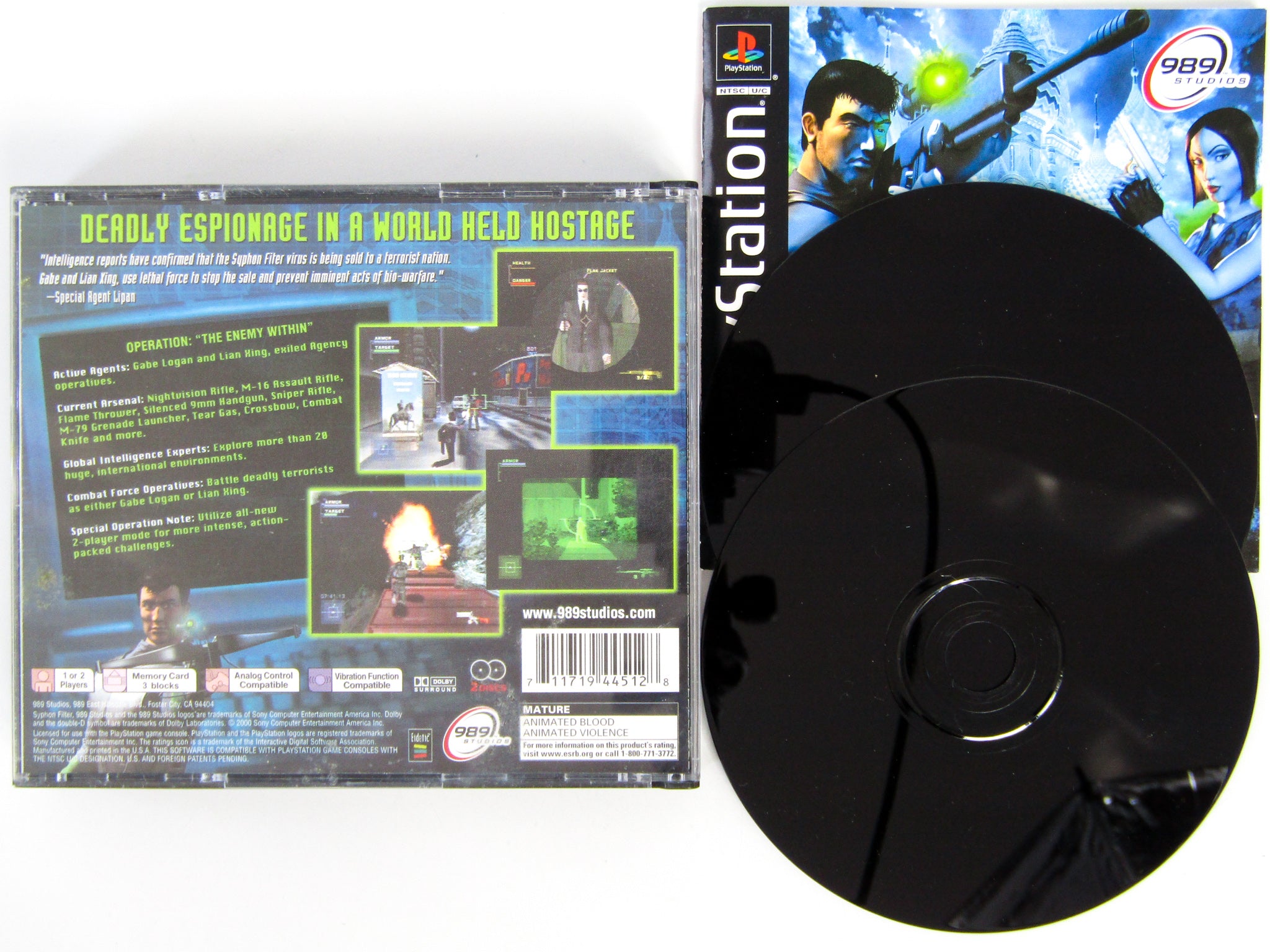 Fiche du jeu Syphon Filter sur Sony Playstation - Le Musee des Jeux Video Fiche du jeu Syphon Filter sur Sony Playstation - Le Musee des Jeux Video