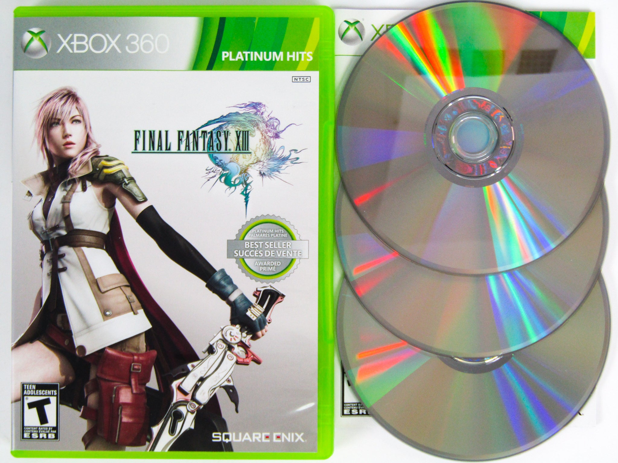 Final Fantasy XIII - Version Complète Xbox 360 - Très Bon état - Boîte Et Notice Incluses