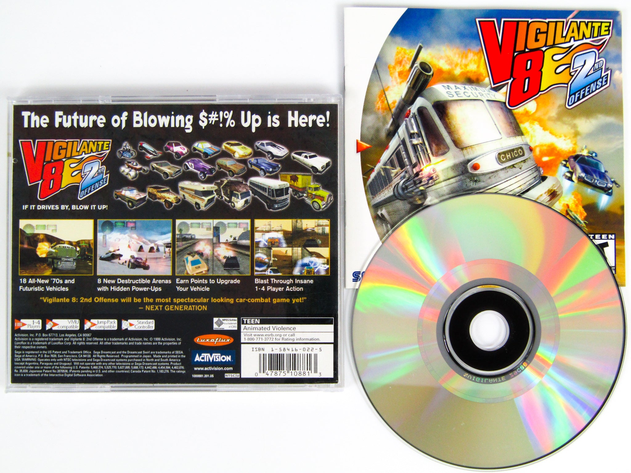 Vigilante 8 : Second Offense sur Dreamcast Vigilante 8 : Second Offense sur Dreamcast