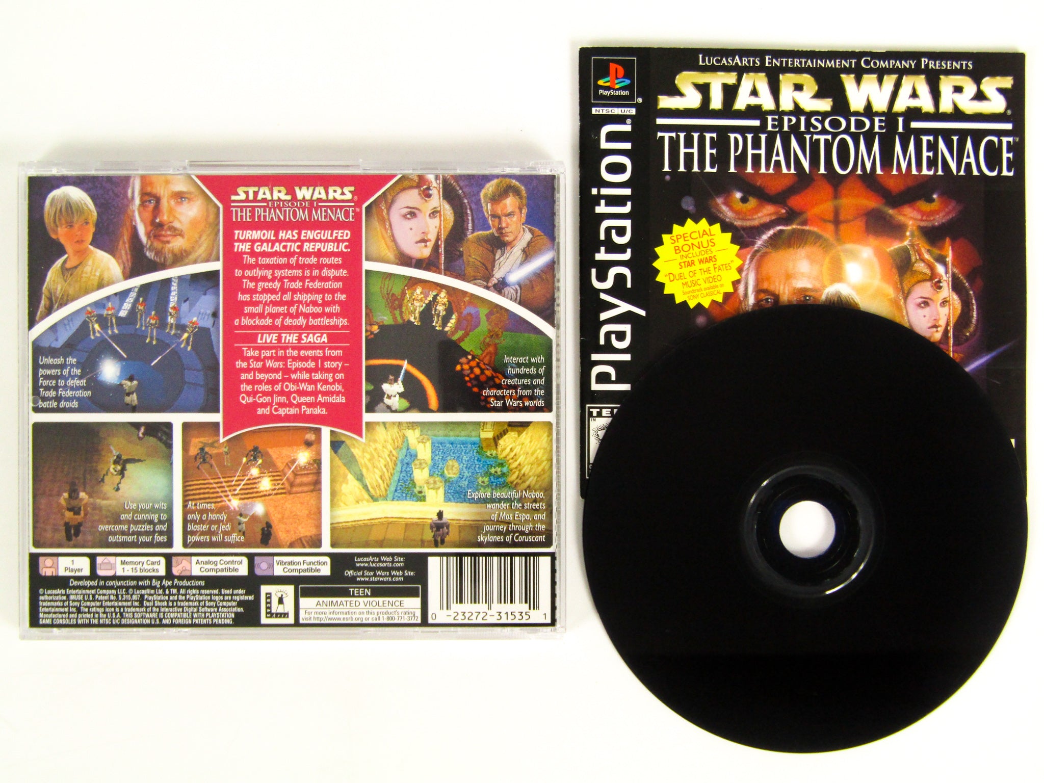 Star Wars Episode I The Phantom Menace (PlayStation PS1) – Retro MTL