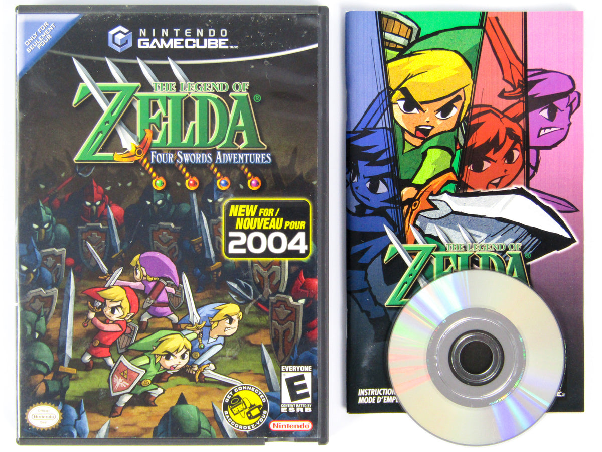 Sold Zelda Four Swords Adventures for Nintendo GameCube w/ Original Inserts