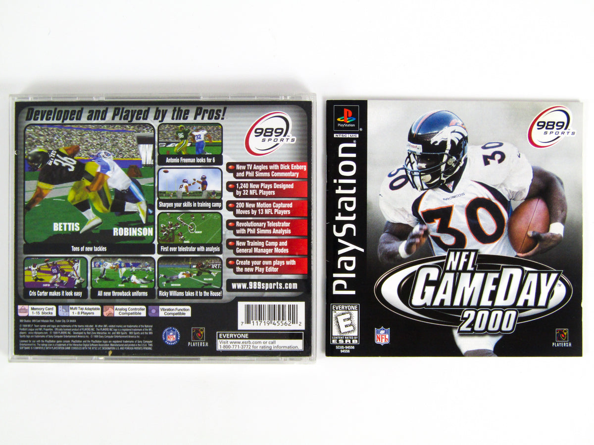 NFL GameDay 2000 Playstation PS1 Used