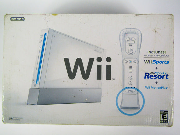 Nintendo Wii System [Wii Sports + Wii Sports Resort + Wii Motion Plus] [RVL-001] White