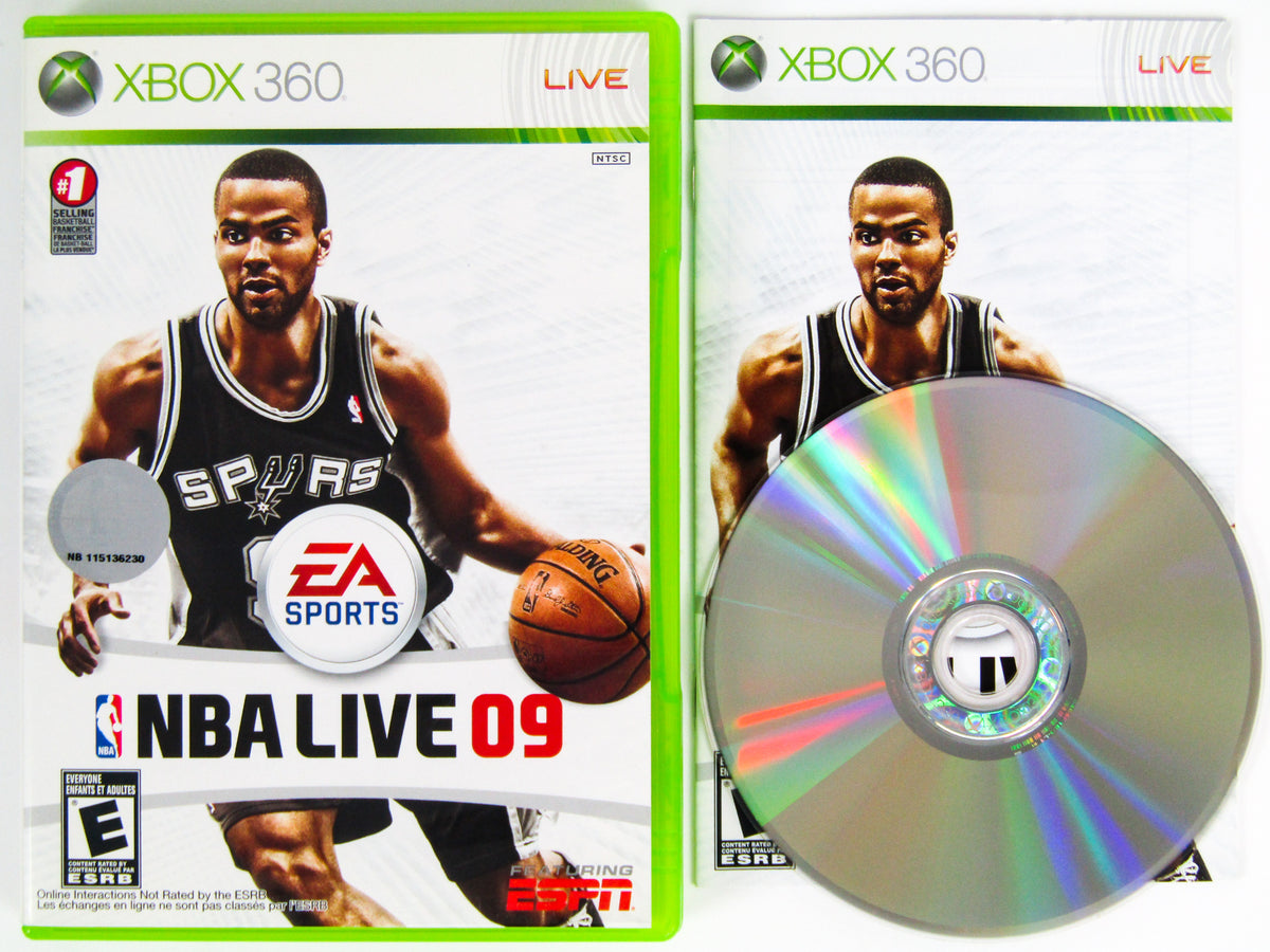 Nba live 09 sales xbox 360