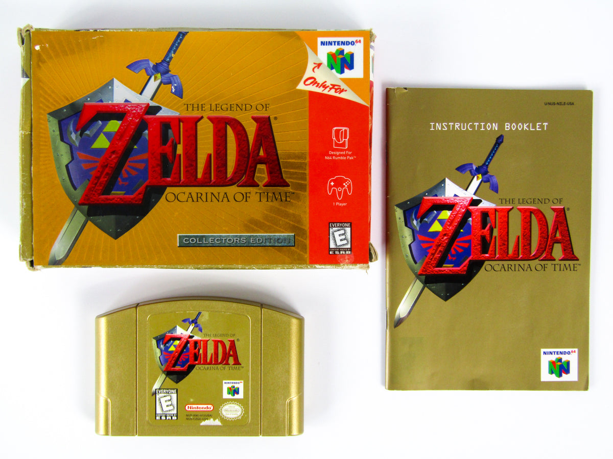 Zelda Ocarina of Time Collector's Edition for store Nintendo 64