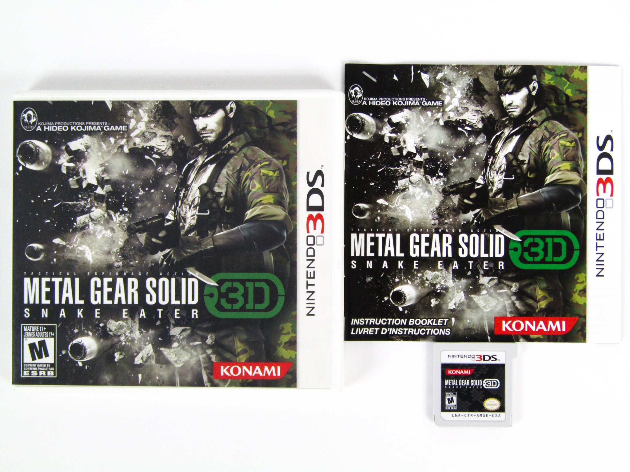 Metal Gear Solid 3D: Snake Eater (Nintendo 3DS) – Retro MTL