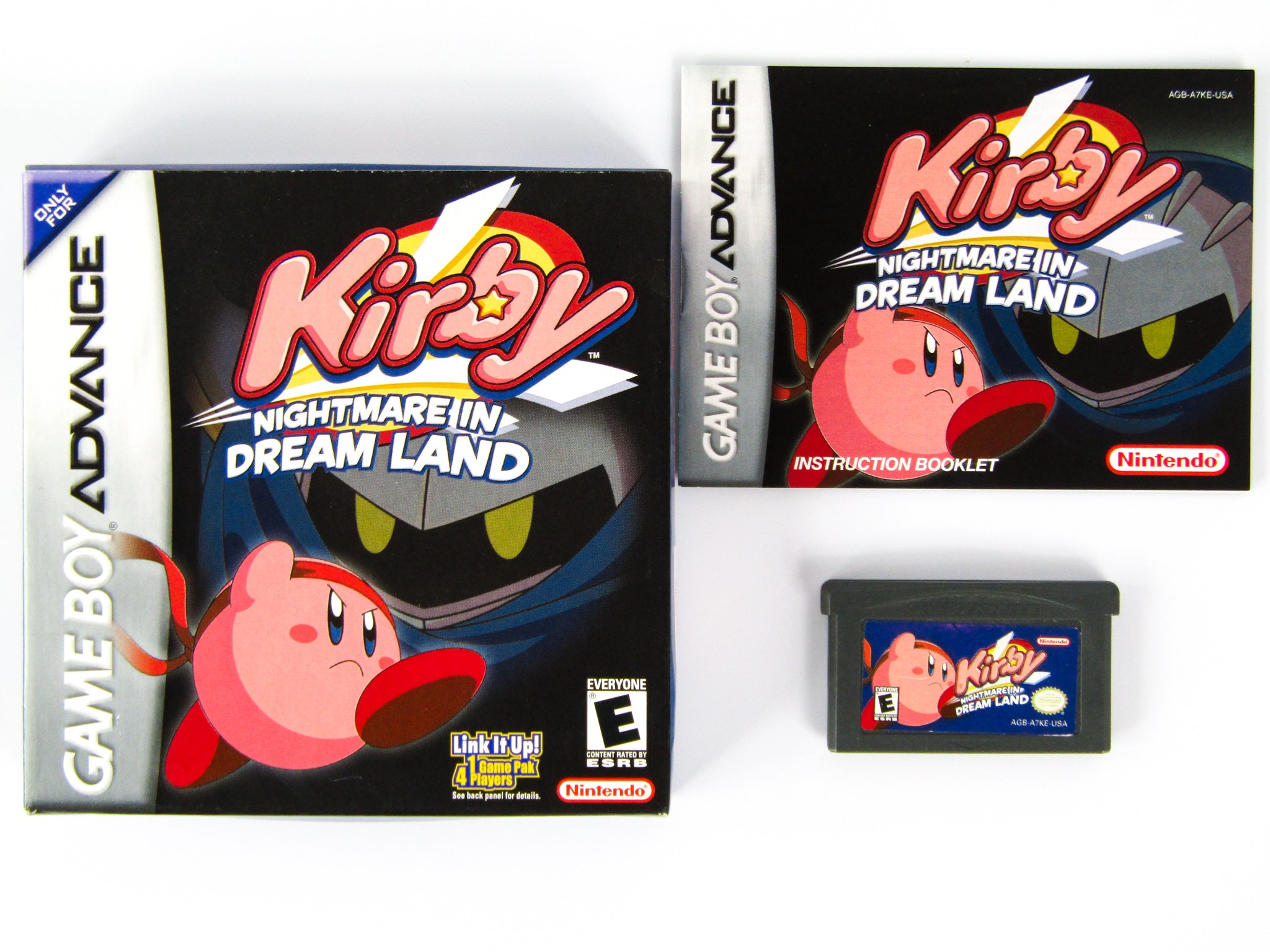 Kirby Nightmare In Dreamland (Nintendo Game Boy Advance GBA