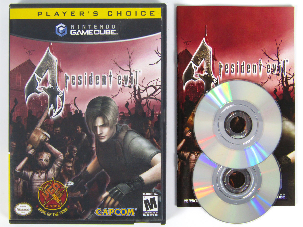 Resident Evil 4 (Nintendo GameCube, 2005 Double Disc Set (M10) on eBid  United States