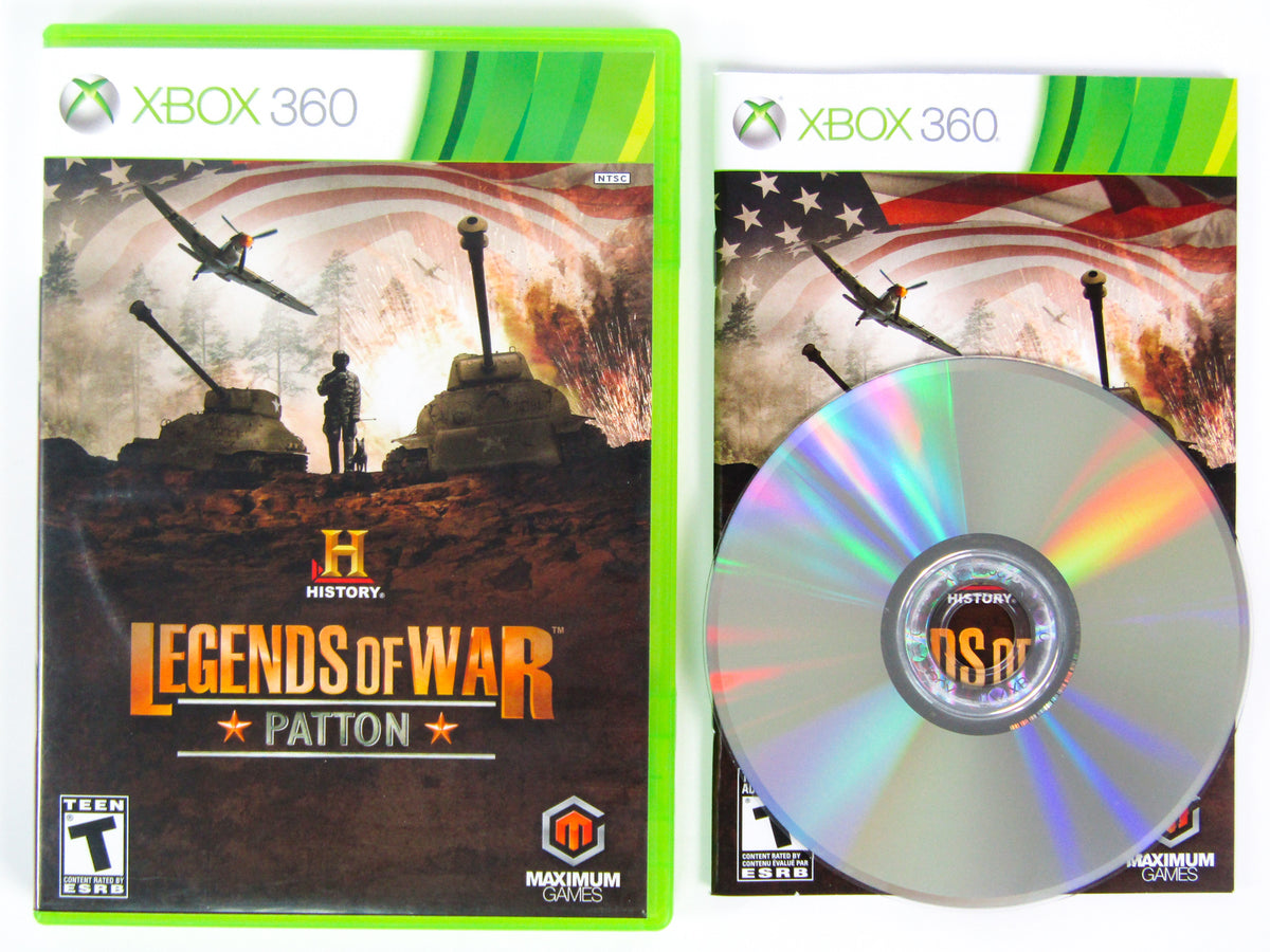 History Legends Of War Patton (Xbox 360) RetroMTL