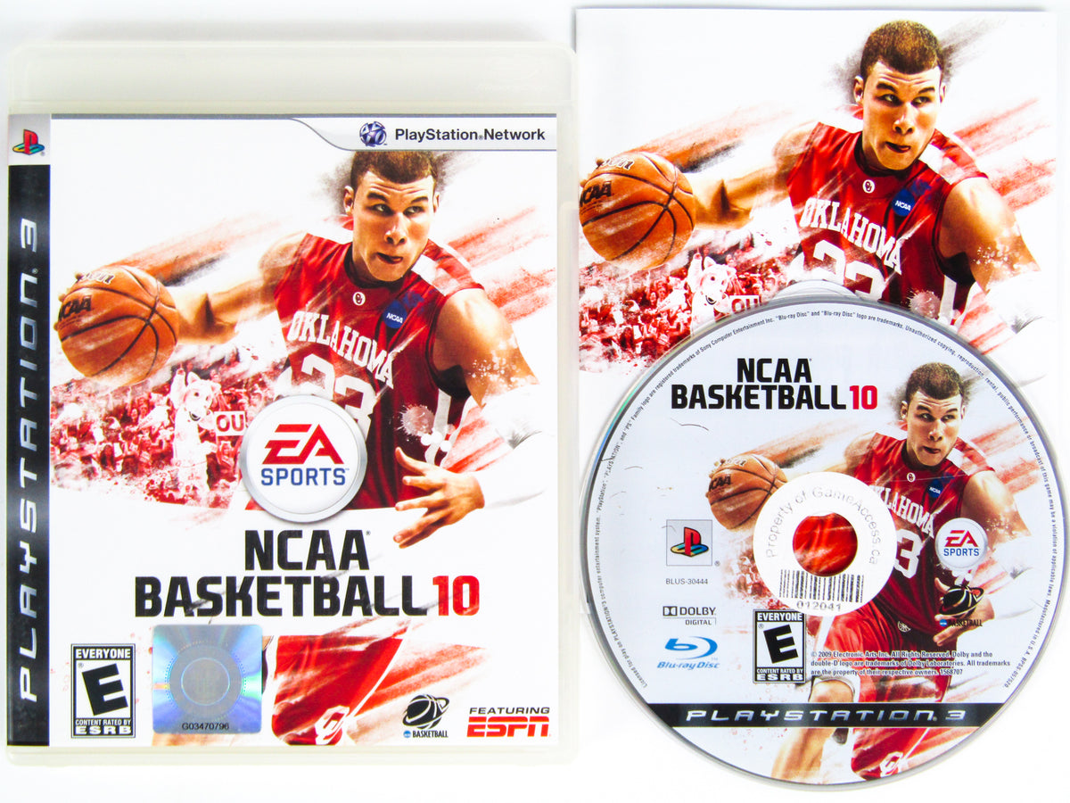 Nintendo Switch PS3 NCAA BASKETBALL 10 NCAA Basketball 10