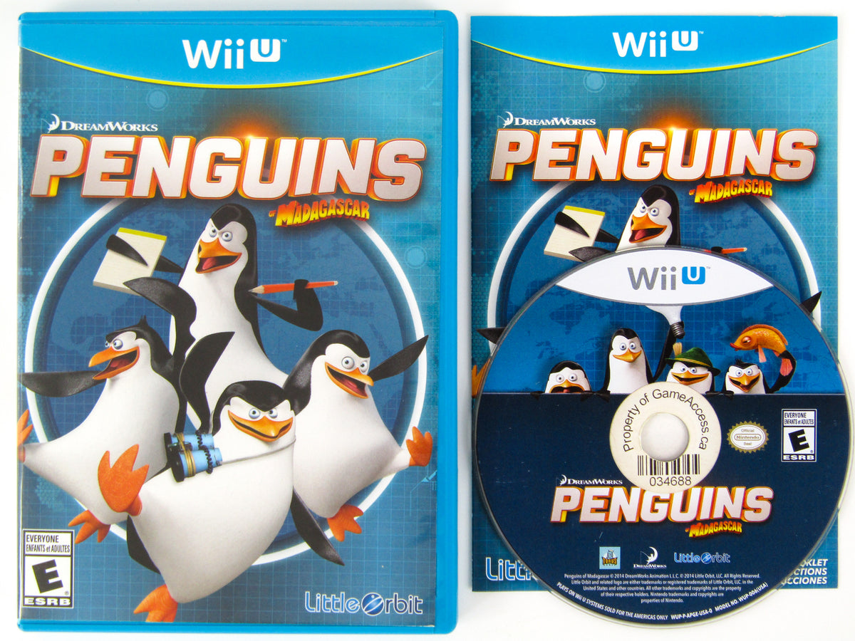 Penguins Of Madagascar Nintendo Wii U Retromtl