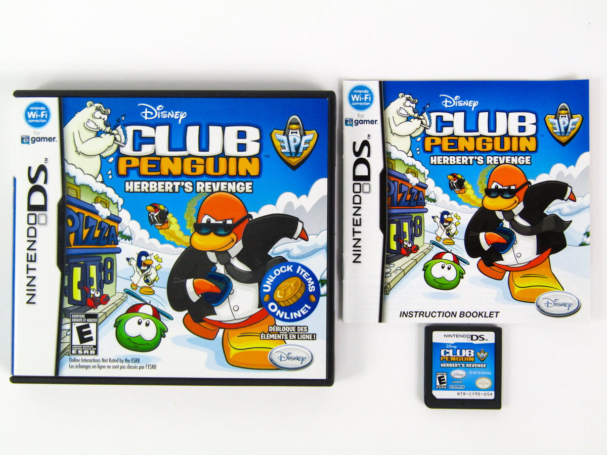 Ds - Club Penguin Herbert's Revenge Nintendo Ds Complete #111