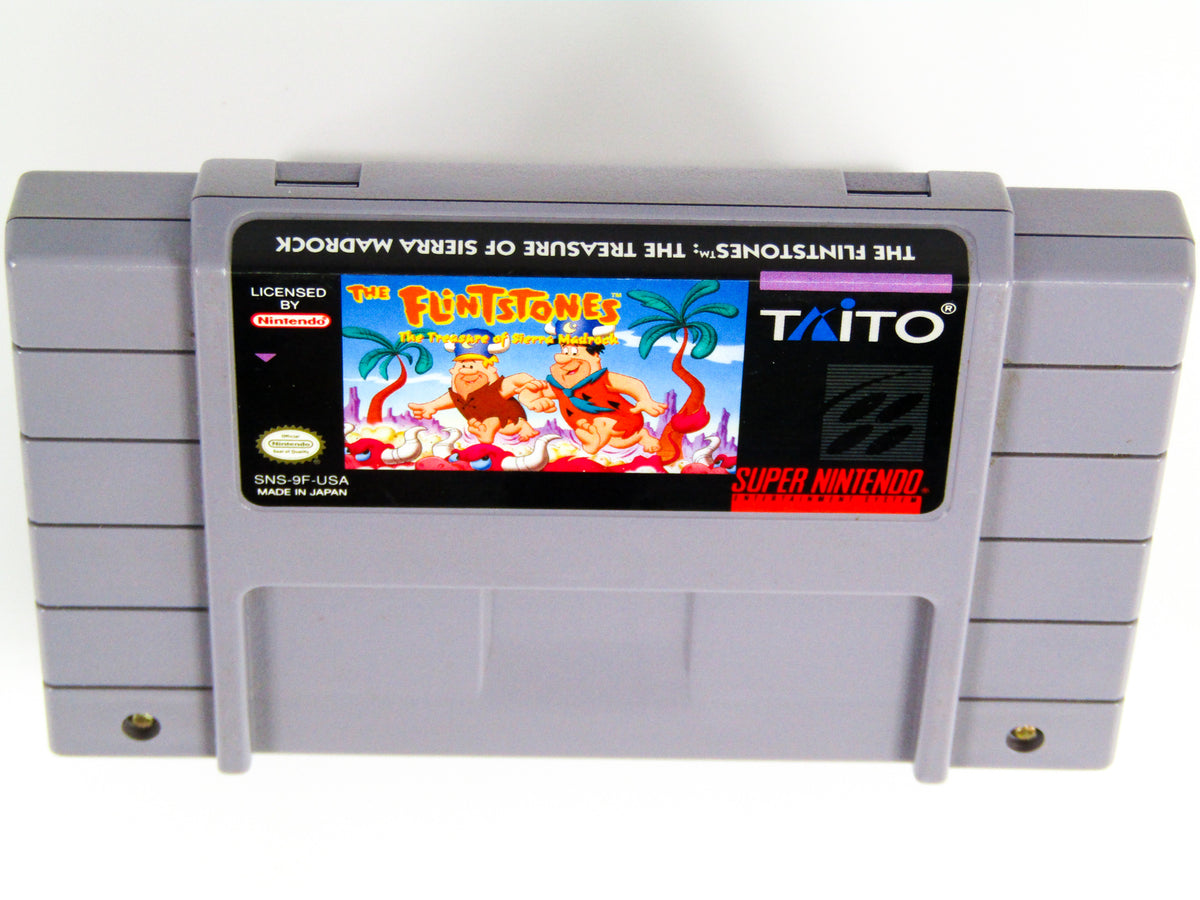 The Flintstones Treasure of the Sierra Madrock (Super Nintendo 