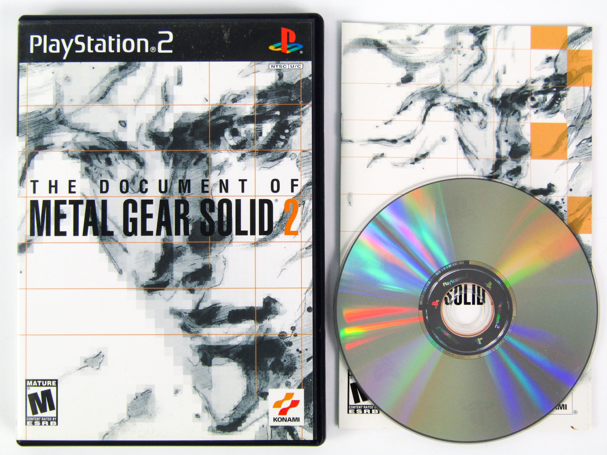 metal gear solid 2 ps2 Document Of Metal Gear Solid 2 (PlayStation 2 / PS2) – Retro MTL