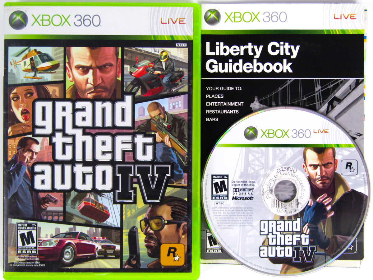 Grand Theft Auto IV GTA 4 - Xbox 360/Xbox One - Game Games - Loja de Games  Online