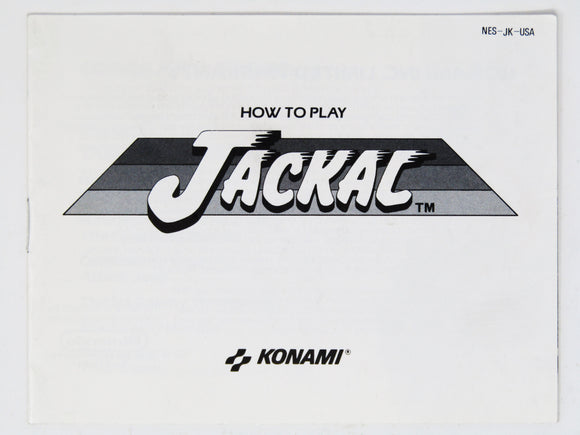 Jackal [Manual] (Nintendo / NES)