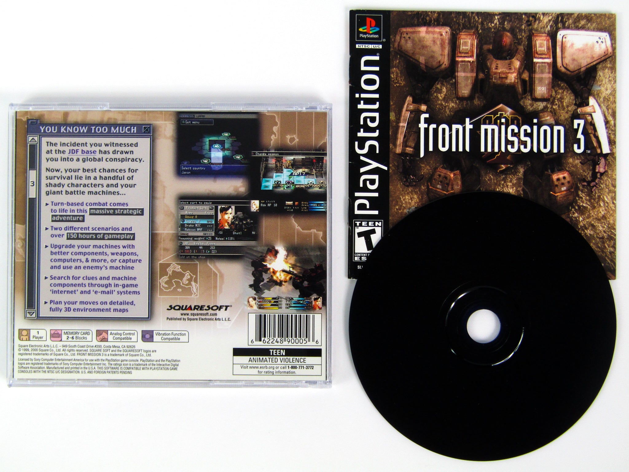 Prix de Front Mission 3 sur PAL Playstation Prix de Front Mission 3 sur PAL Playstation