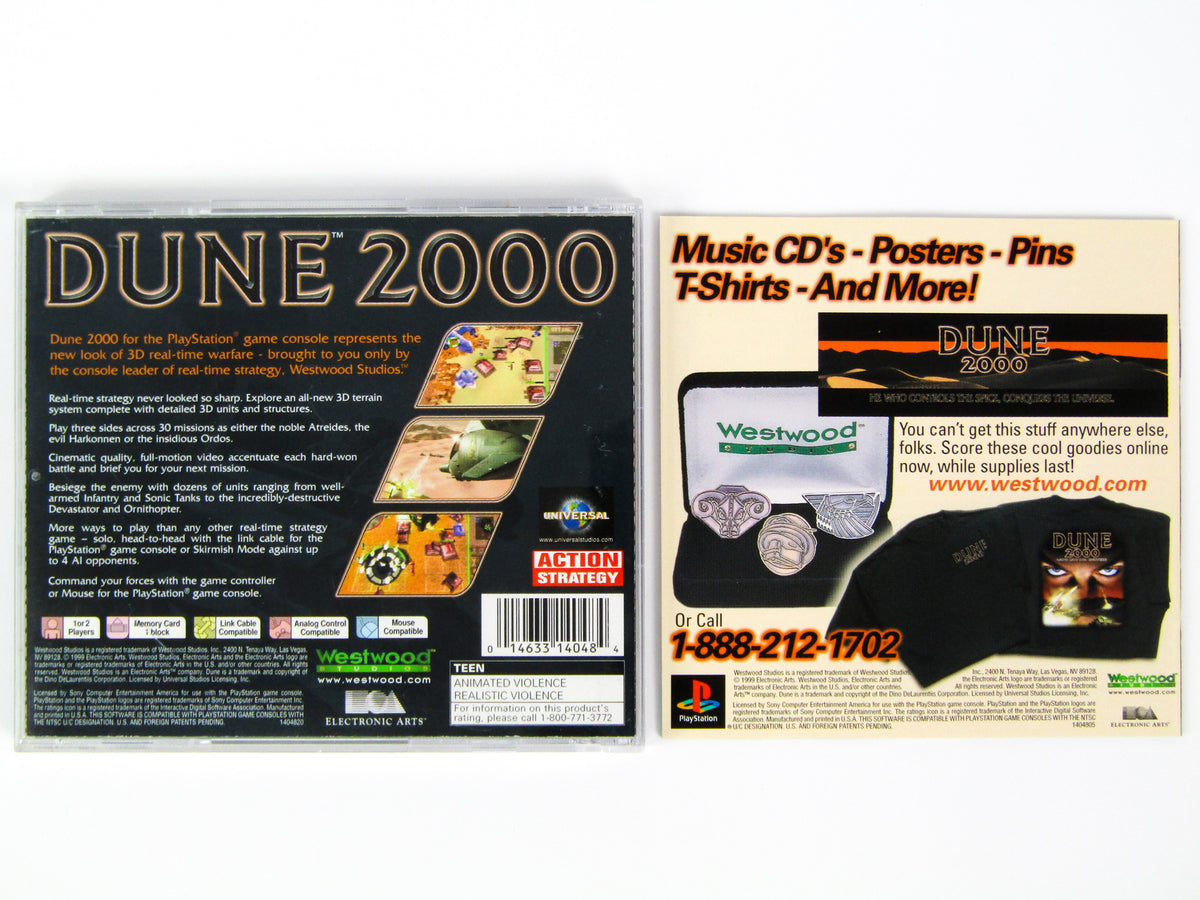 dune 2000 sony playstation 1 dune 2000 sony playstation 1