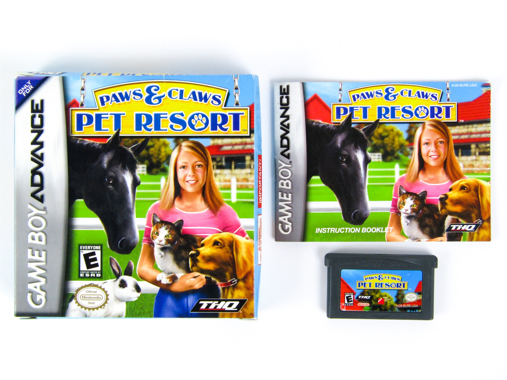 Paws Claws Pet Resort (Nintendo Game Boy Advance GBA)