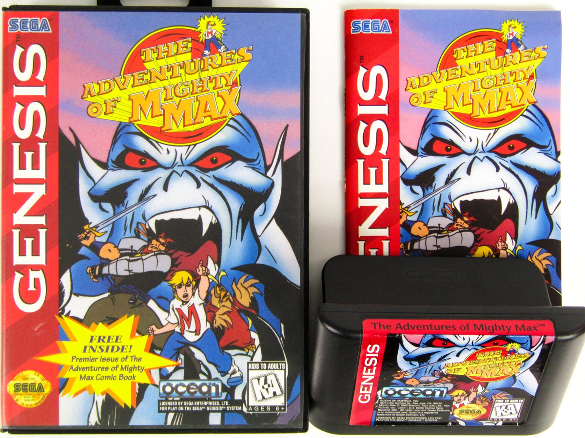 【在庫低価】The Adventures of Mighty Max【中古・Genesis版 Nintendo Switch