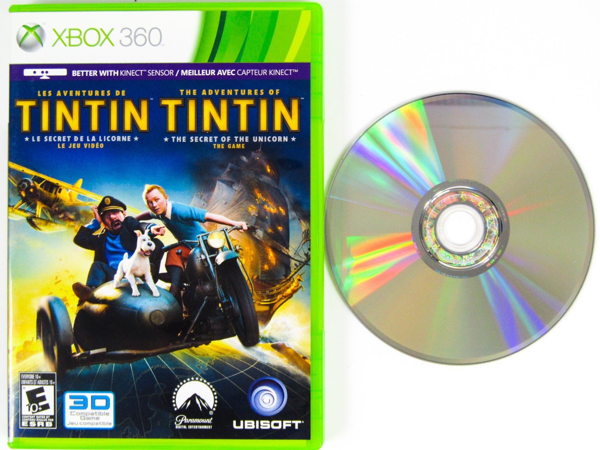 Jeu Xbox 360 : Les Aventures De Tintin - Le Secret De La Licorne