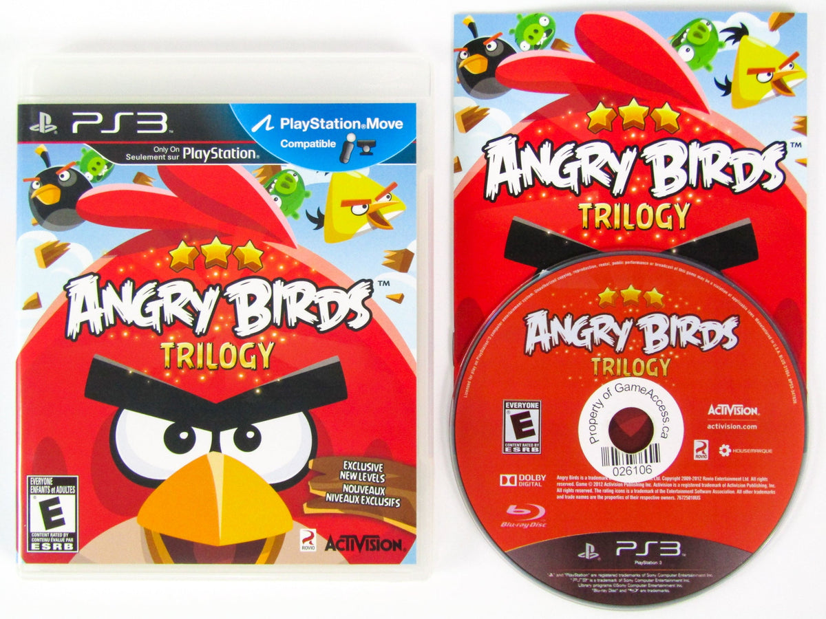 sony playstation 3 angry birds sony playstation 3 angry birds