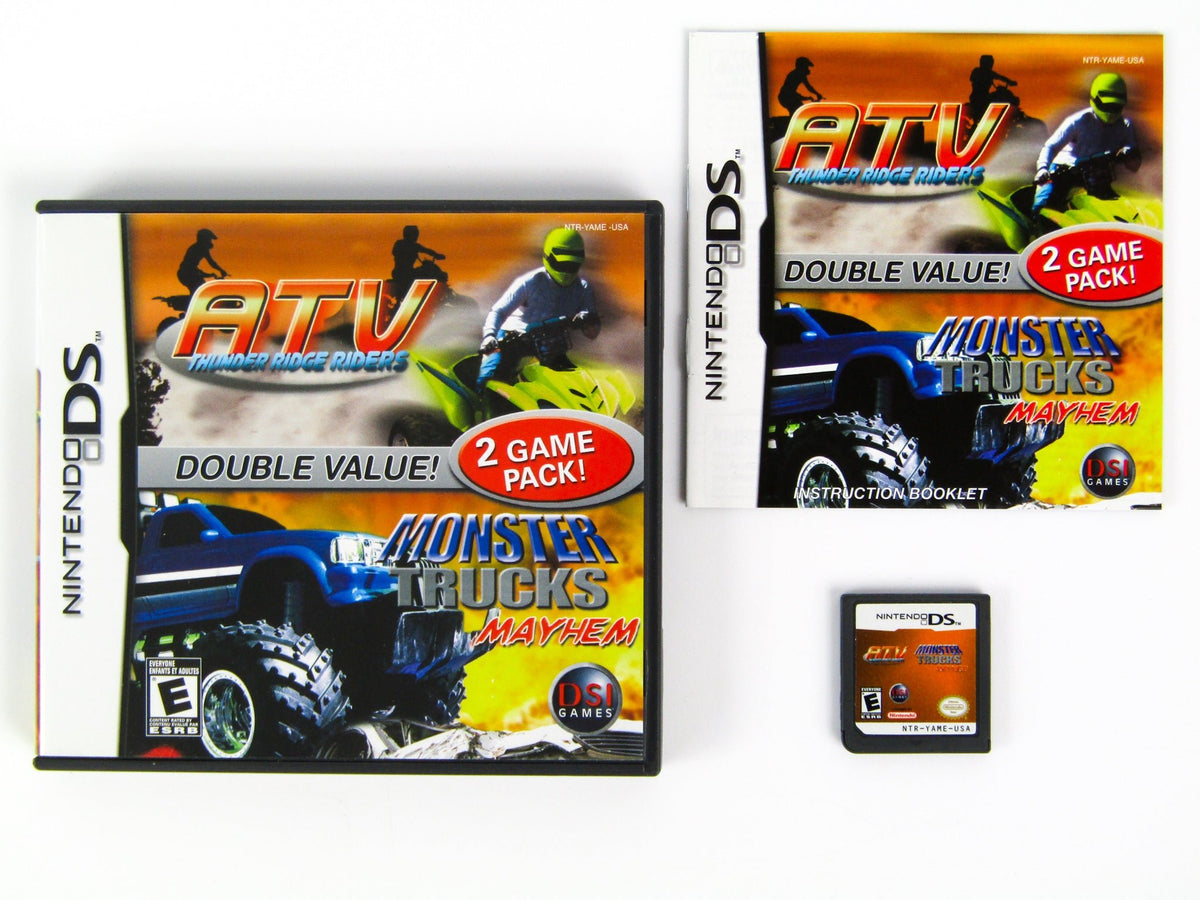 ATV Thunder Ridge Riders And Monster Truck Mayhem (Nintendo DS)