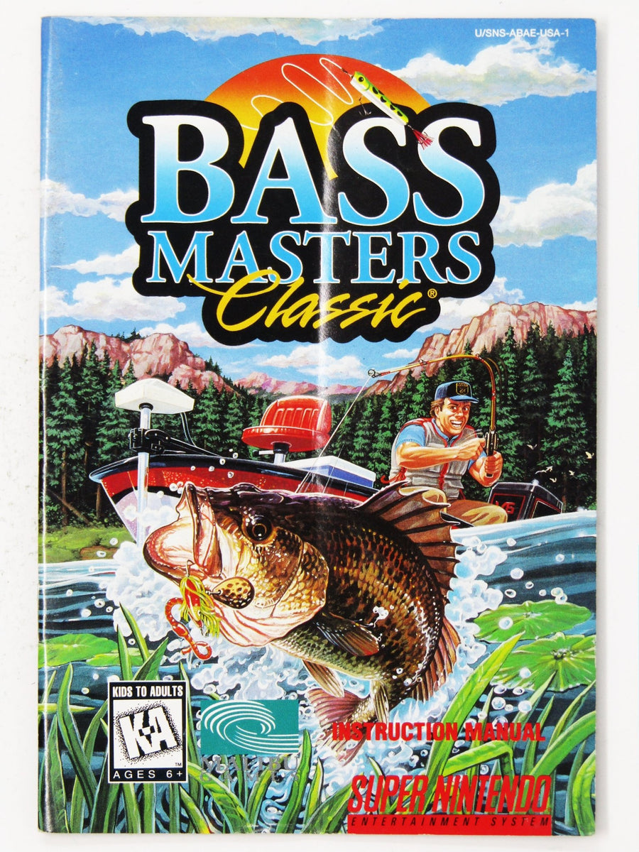 Bass Masters Classic [Manual] (Super Nintendo / SNES) RetroMTL