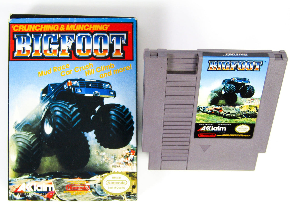 Crunching and Munching Bigfoot top NES