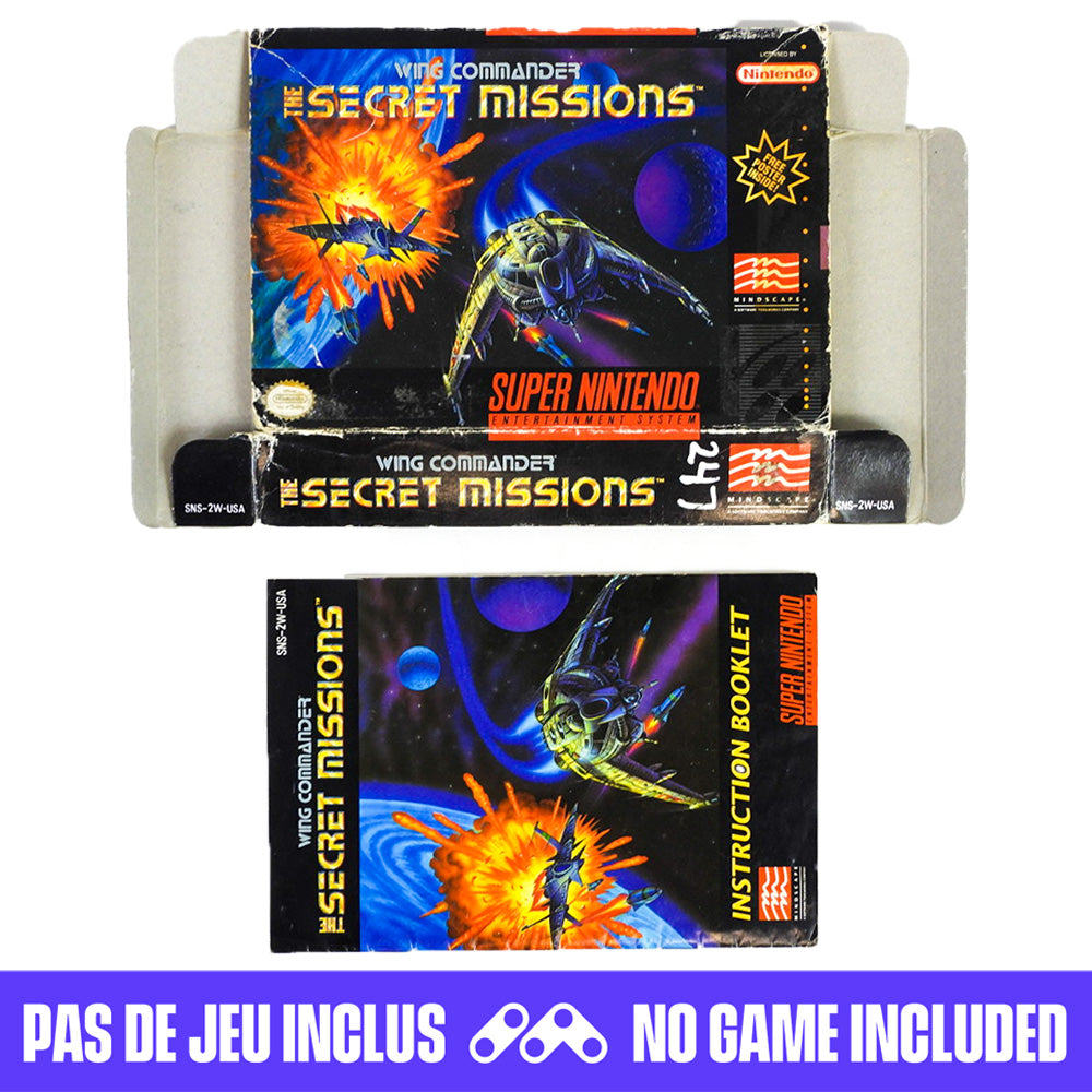Wing Commander Secret Missions [Box] (Super Nintendo / SNES)