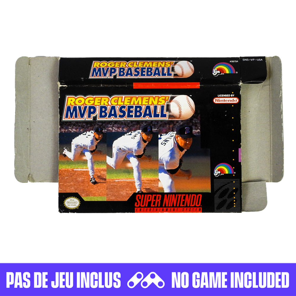 Roger Clemens' MVP Baseball [Box] (Super Nintendo / SNES)