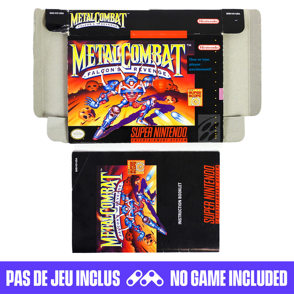 Metal Combat [Box] (Super Nintendo / SNES)