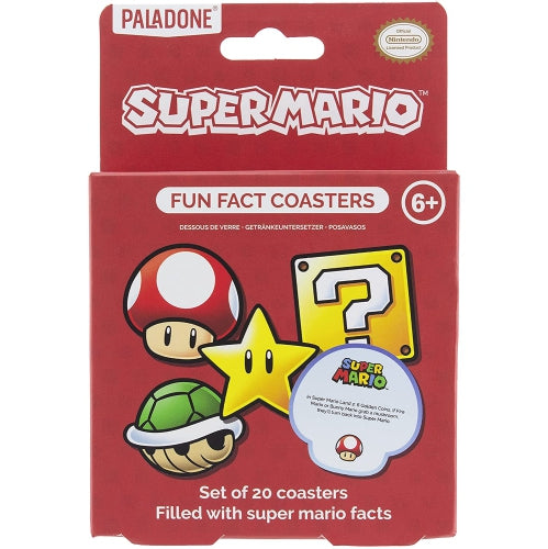 Super Mario Fun Fact Coasters [Paladone]