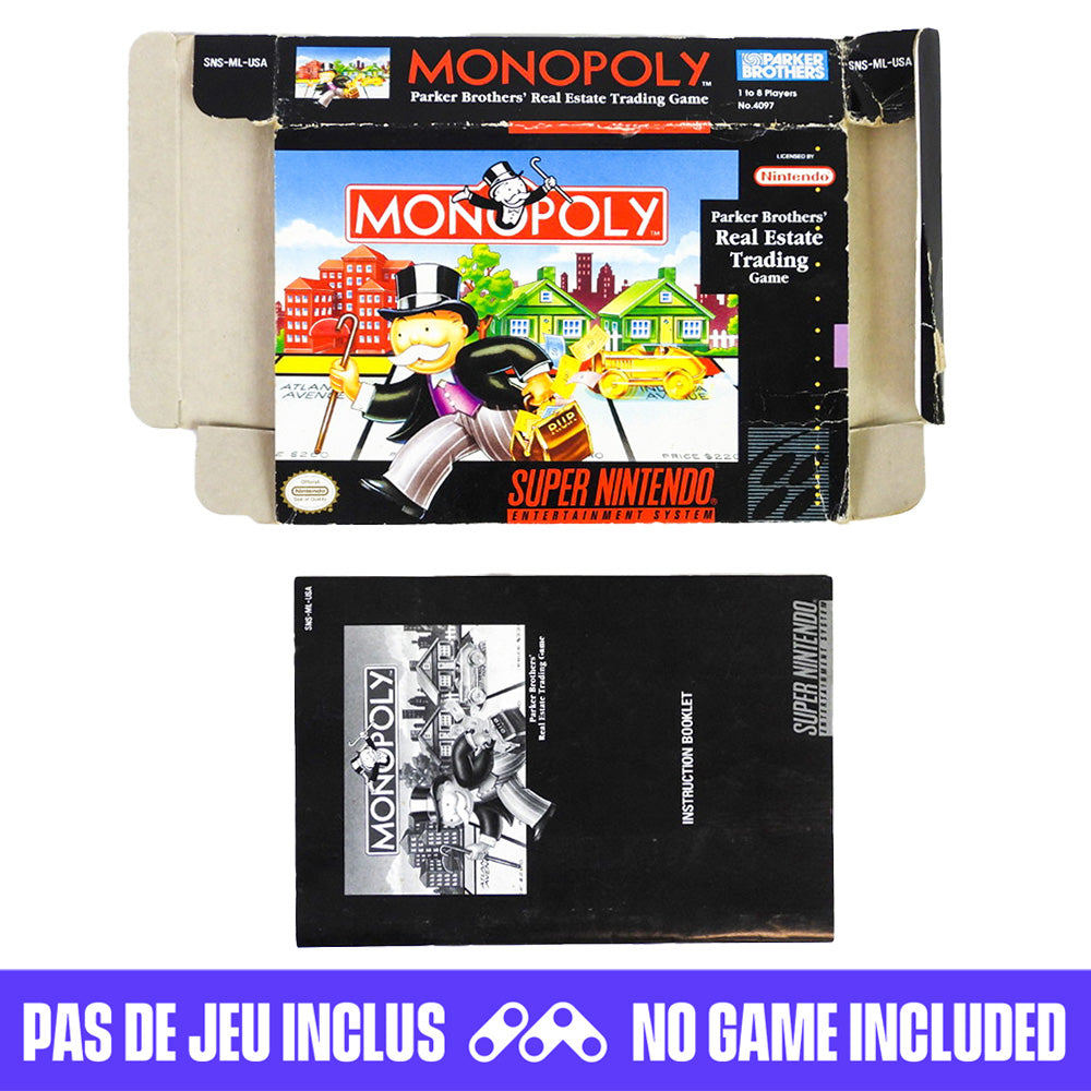 Monopoly [Box] (Super Nintendo / SNES)