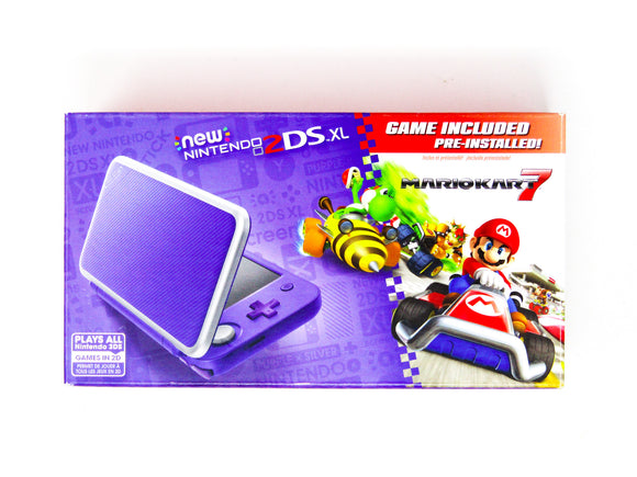 New Nintendo 2DS XL System Purple & Silver