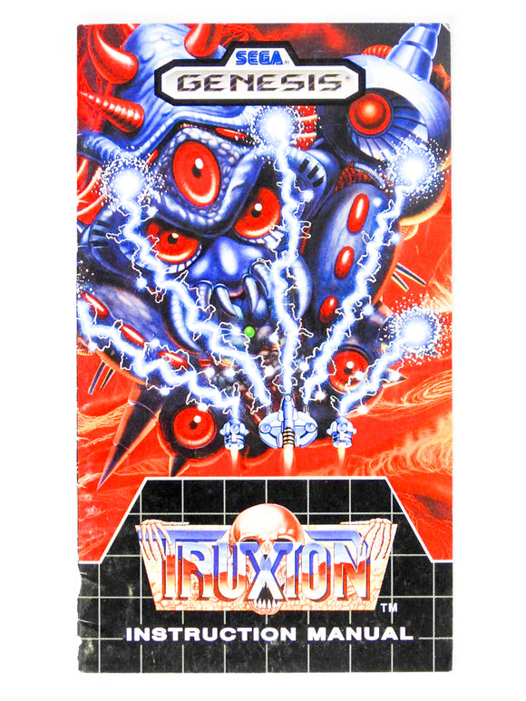 Truxton [Manual] (Sega Genesis)