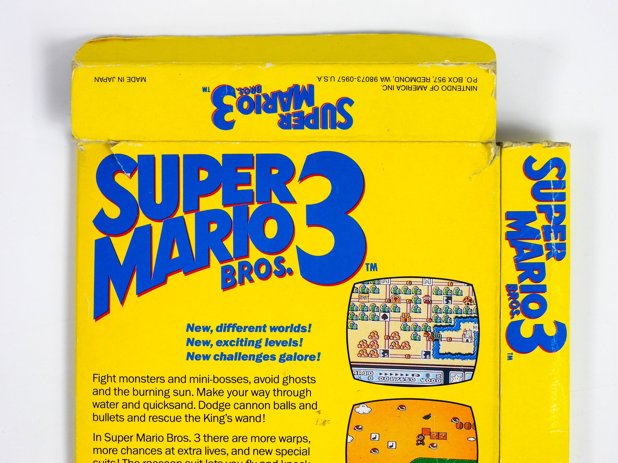 Nintendo Nes Super Mario Bros 3 Box 