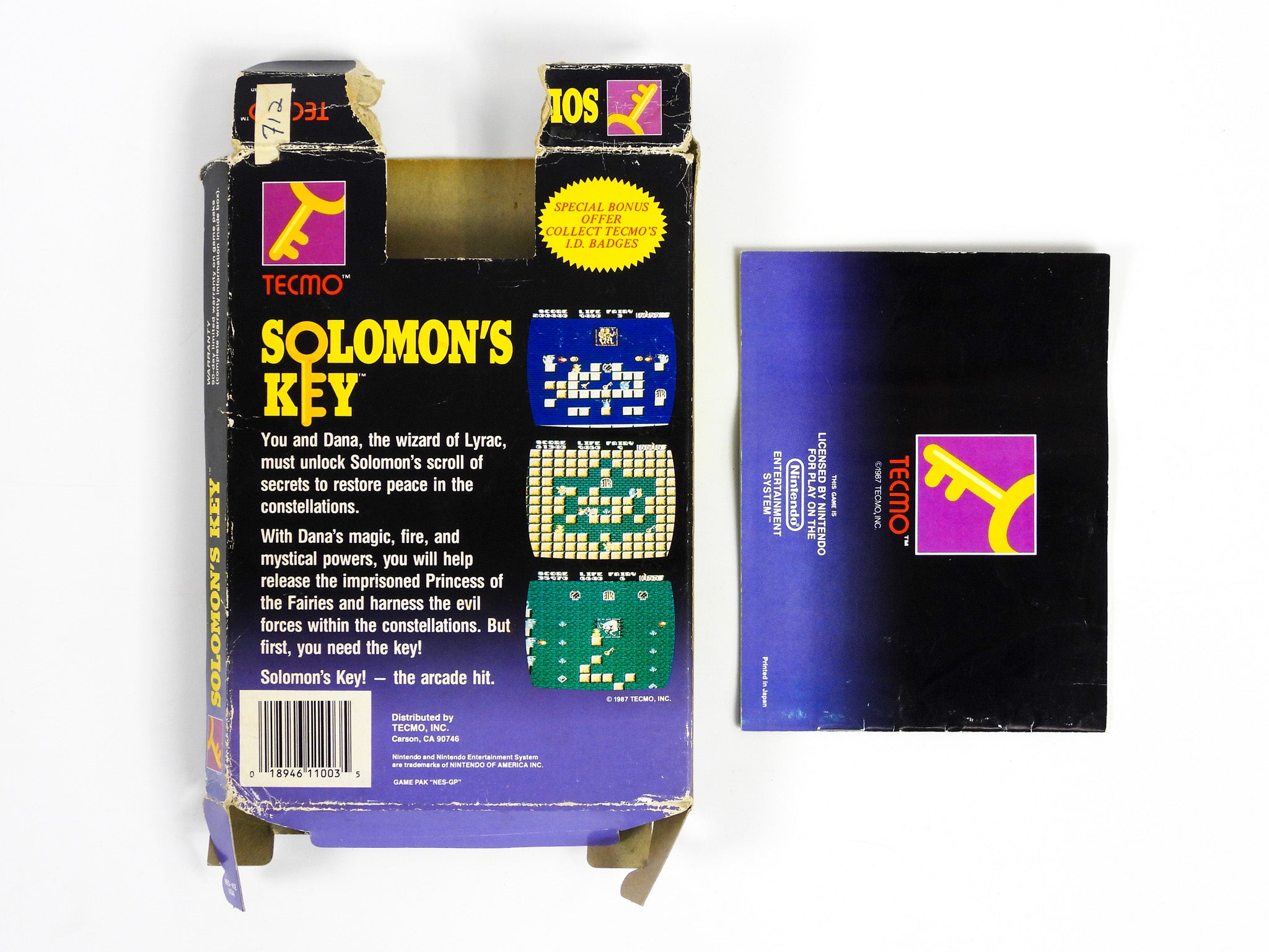 Solomon's Key [Box] (Nintendo / NES) – RetroMTL