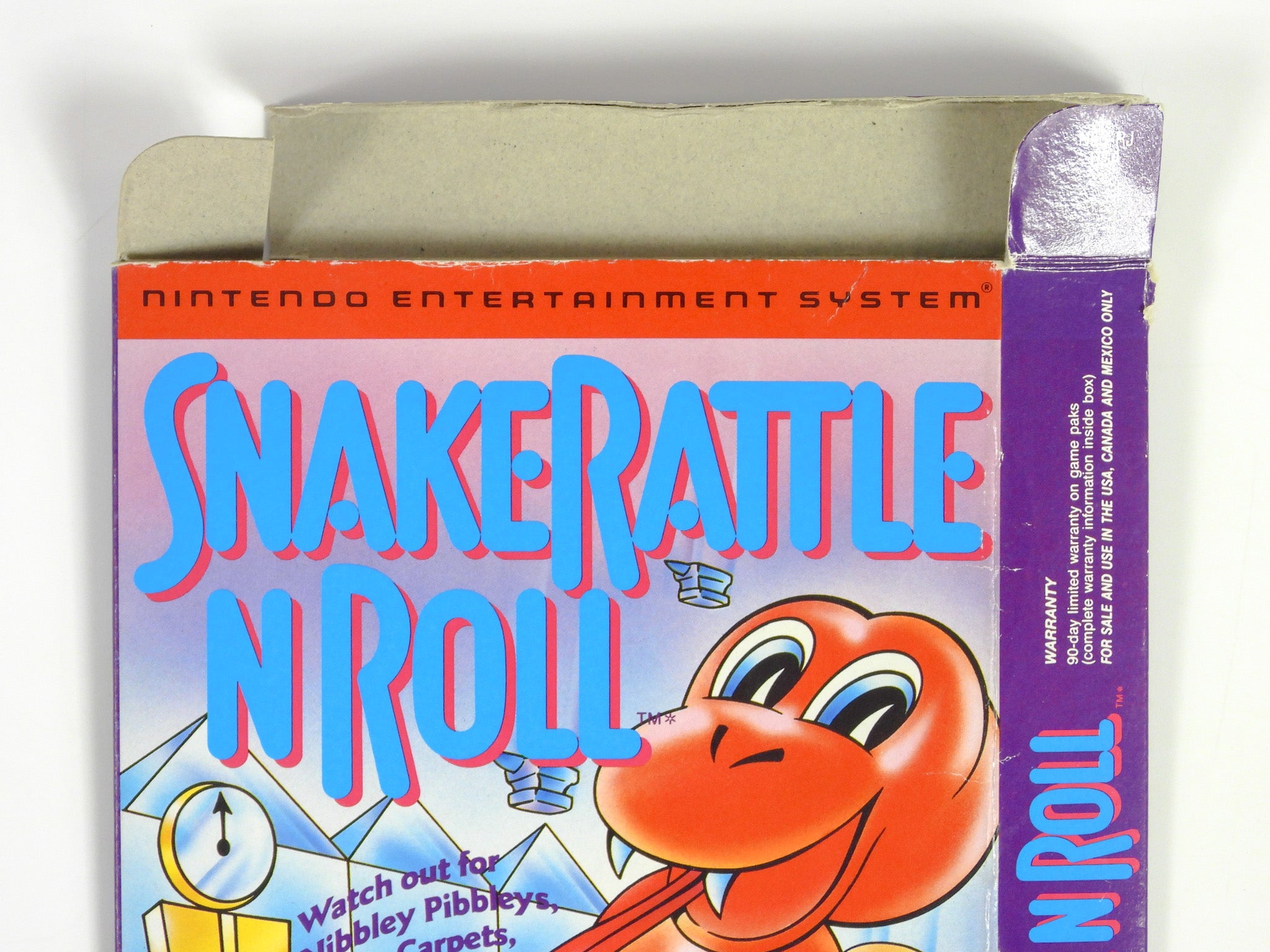 Snake Rattle N Roll [Box] (Nintendo / NES) – RetroMTL