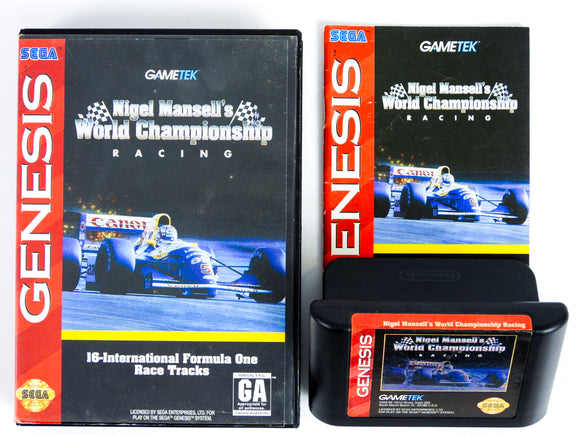 Nigel Mansell's World Championship Racing (Sega Genesis)