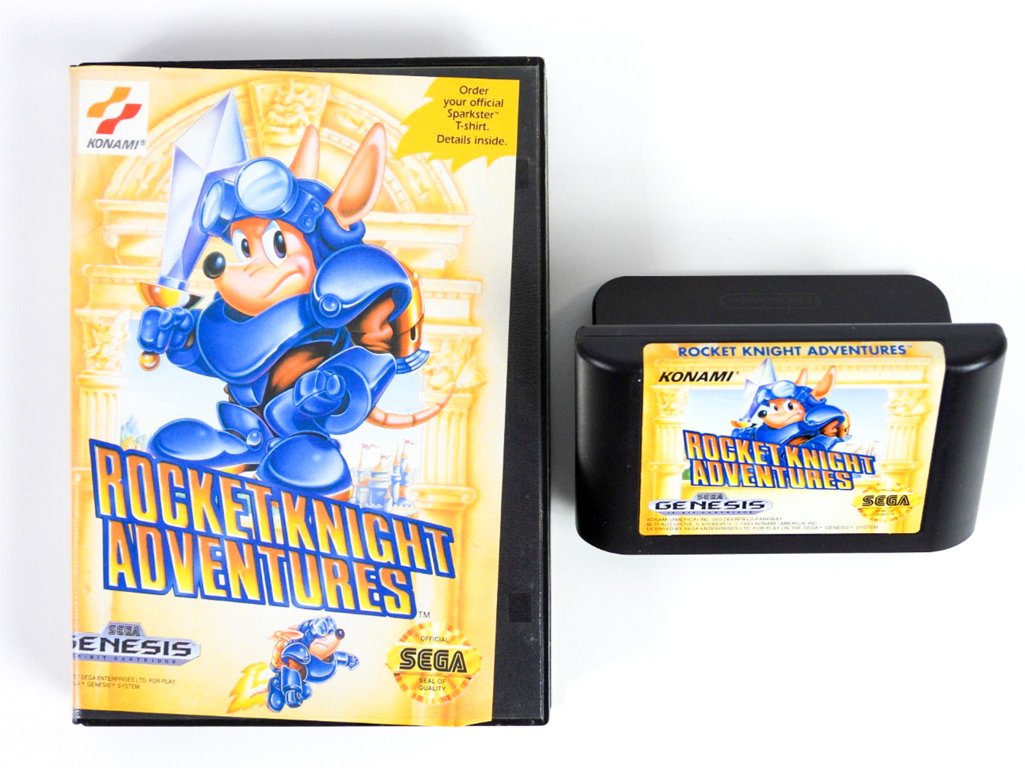 Rocket Knight Adventures for Sega top Genesis