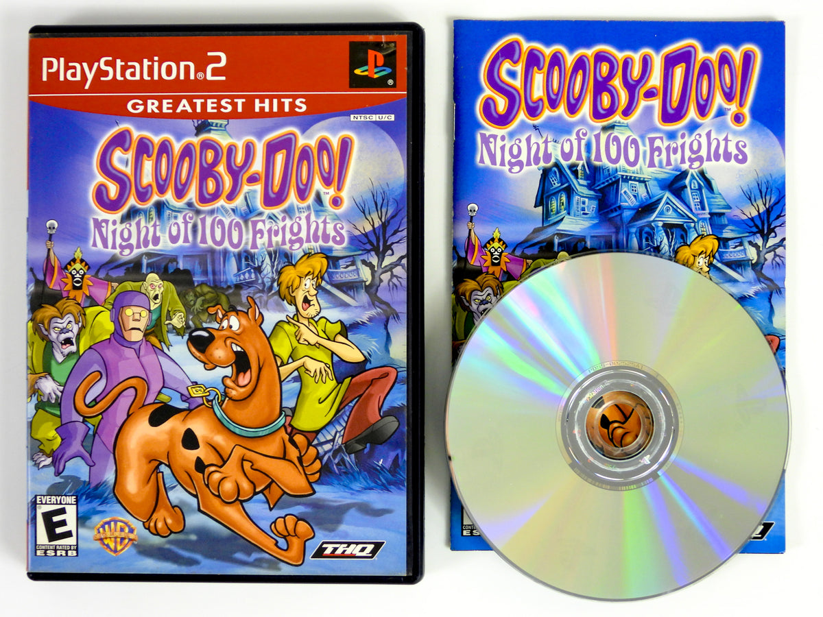 Jeu PS2 Scooby-Doo Le Livre Des Ténèbres - Version PlayStation 2 En Bon état De Marche