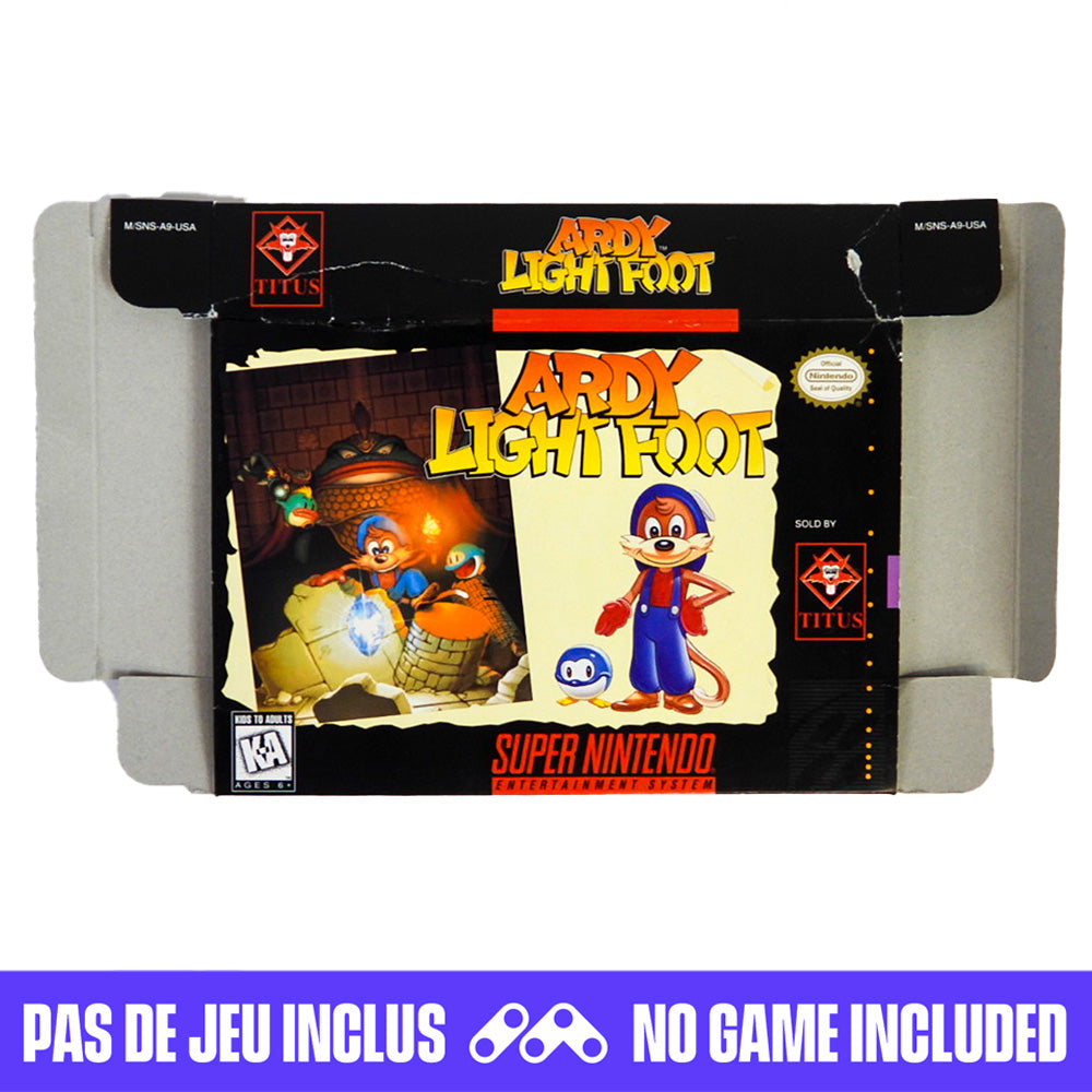 Ardy Light Foot [Box] (Super Nintendo / SNES)