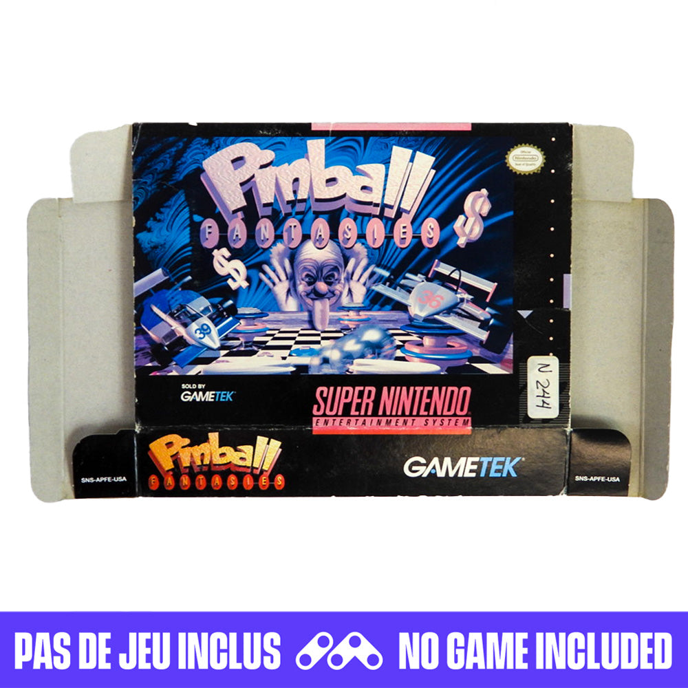 Pinball Fantasies [Box] (Super Nintendo / SNES)