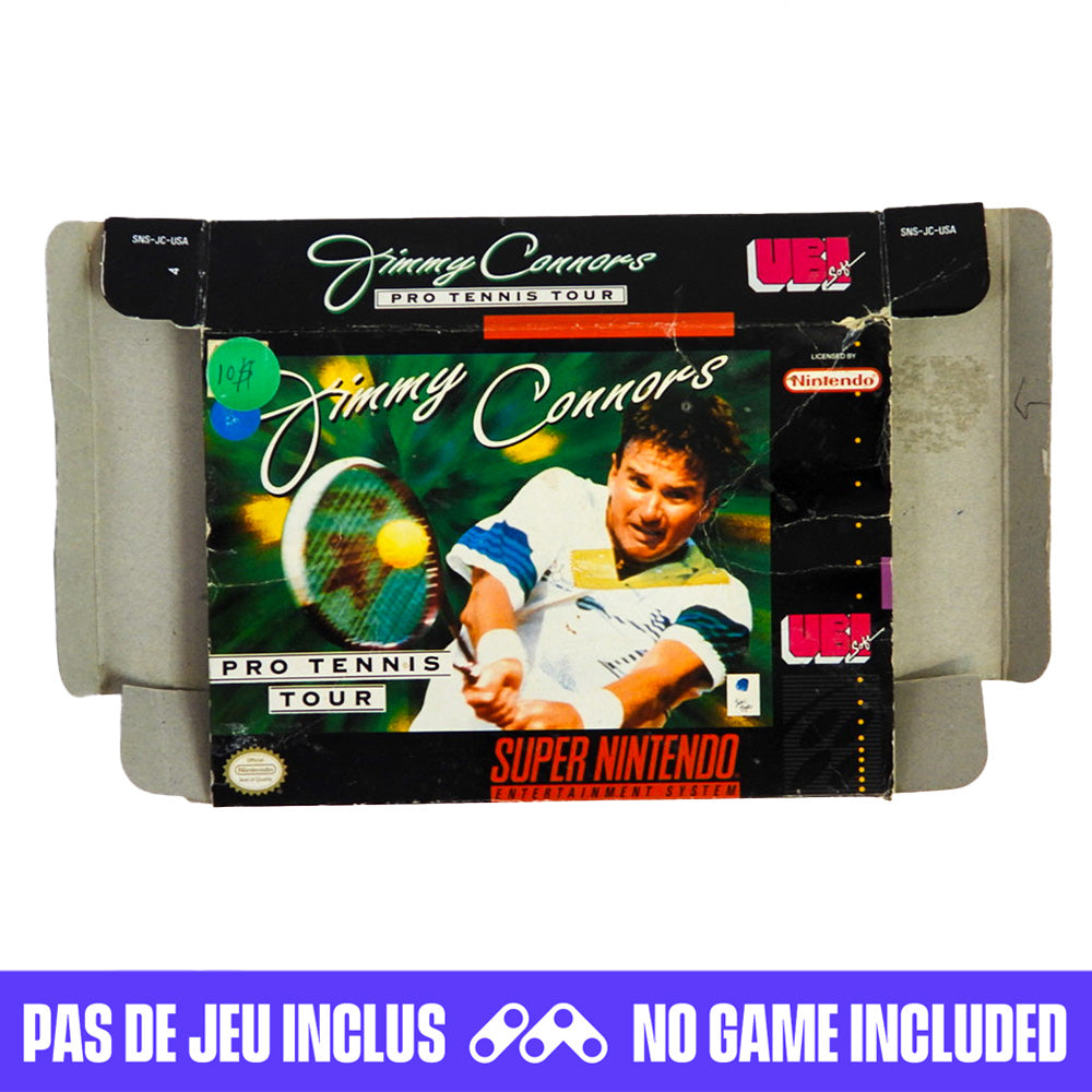 Jimmy Connors Pro Tennis Tour [Box] (Super Nintendo / SNES)