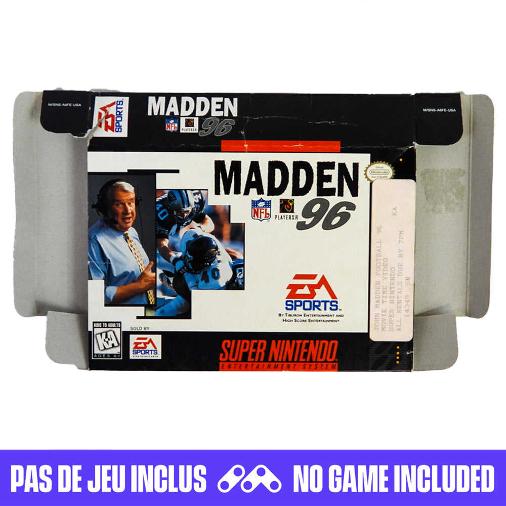 Madden 96  [Box] (Super Nintendo / SNES)