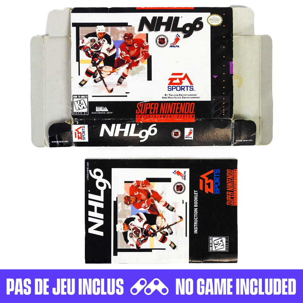 NHL 96 [Box] (Super Nintendo / SNES)