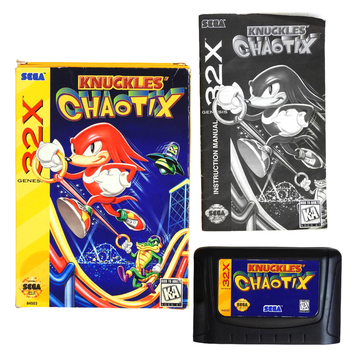 Knuckles Chaotix (Sega 32X)