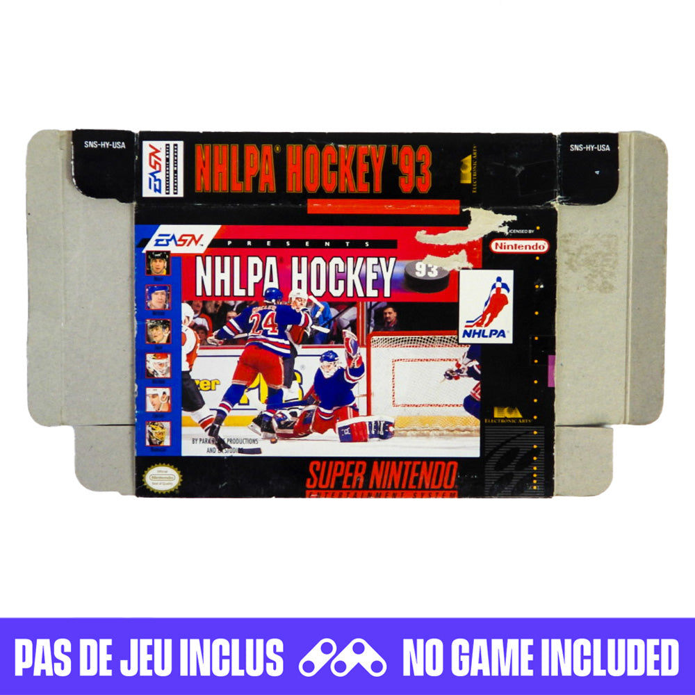 NHLPA Hockey '93 [Box] (Super Nintendo / SNES)