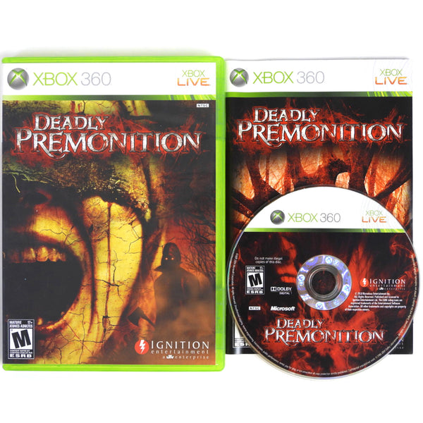 Deadly Premonition - Jeu Xbox 360 En Bon état - Version Française